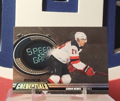 Simon Nemec 2023-24 - Speed Of The Game Rookie #Sgr-14 Credentials Upper Deck